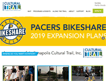 Tablet Screenshot of indyculturaltrail.org